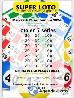 Photo du loto Loto en 7 séries