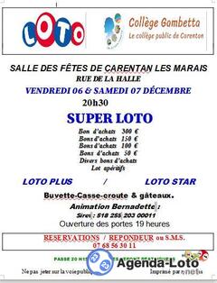 Photo du loto loto