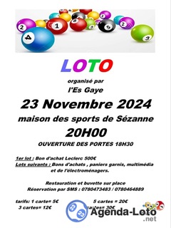 Photo du loto loto