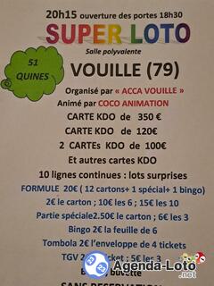 Photo du loto Loto acca vouille animé par coco animation