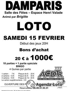 Photo du loto Loto acdtr vtt