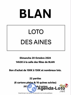 Photo du loto Loto des aînés