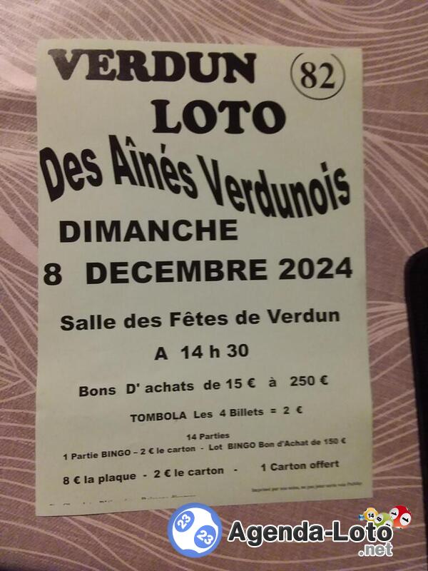 Loto des Ainés Verdunois