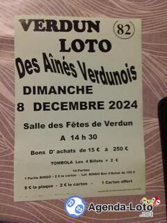 Photo du loto Loto des Ainés Verdunois