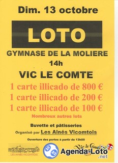 Photo du loto Loto des aines vicomtois