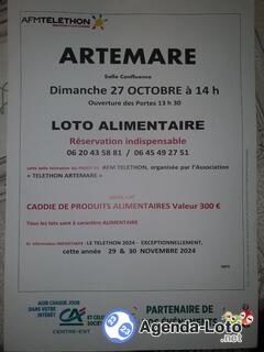 Photo du loto Loto Alimentaire au profit du Telethon