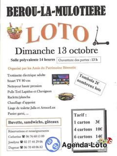 Photo du loto Loto des Amis du Patrimoine Béroutin