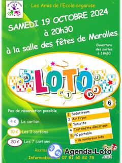 Photo du loto Loto des Amis de l'école