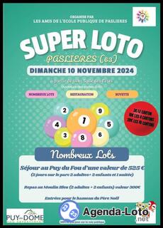 Photo du loto loto Les amis de l'école publique de Pasliéres