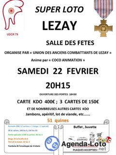 Photo du loto loto'anciens combattants lezay''anime par 'coco animation'