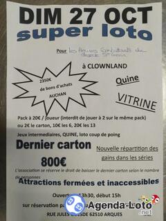 Photo du loto Loto anciens combattants de Merck st lievin