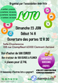 LOTO ANIM'ATIX le 23 Juin 2024 Salle Chanteranne Cl-Ferrand