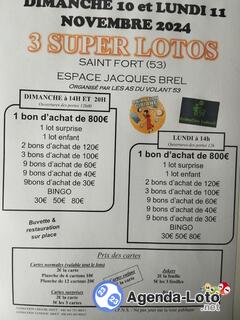 Photo du loto Loto animation ciriane ou ludovic a SAINT FORT