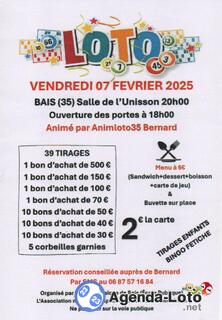 Photo du loto Loto animé par animloto35 bernard