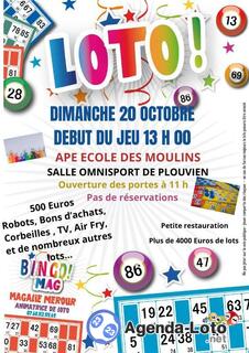 Photo du loto Loto animé par BINGO-MAG par l'APE école des moulins