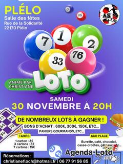 Photo du loto Loto - Animé par Christiane 22