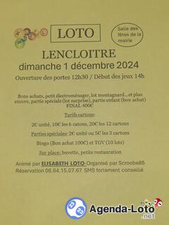 Photo du loto Loto animé par Élisabeth loto