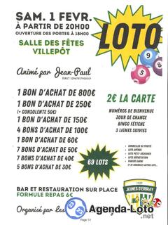 Photo du loto Loto Animé par Jean Paul