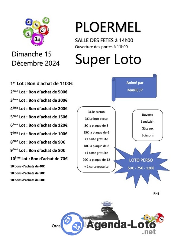 LOTO animé par MARIE JP