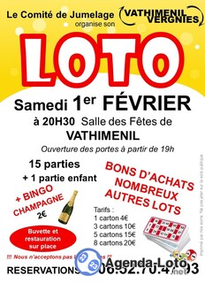 Photo du loto Loto annuel du Comité de Jumelage