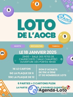 Photo du loto Loto l’AOCB