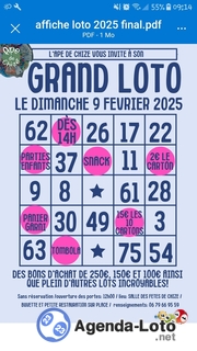 Photo du loto Loto APE de chizé