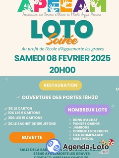 Photo du loto Loto APE Ecole Aygue marine