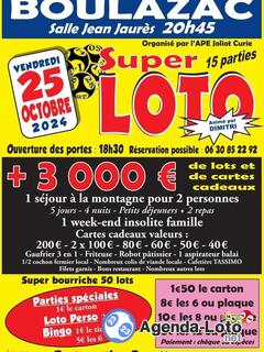 Photo du loto Loto APE Joliot Curie