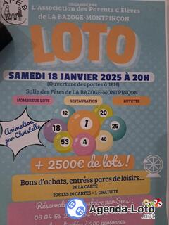 Photo du loto Loto ape de la bazoge montpinçon animation christelle