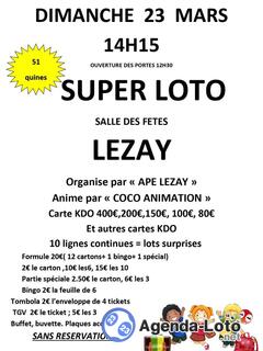 Photo du loto loto 'APE LEZAY' animé par'COCO ANIMATION'