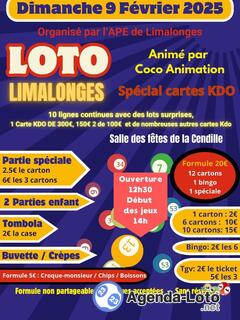 Photo du loto Loto'APE limalonges''animépar'COCO ANIMATION'