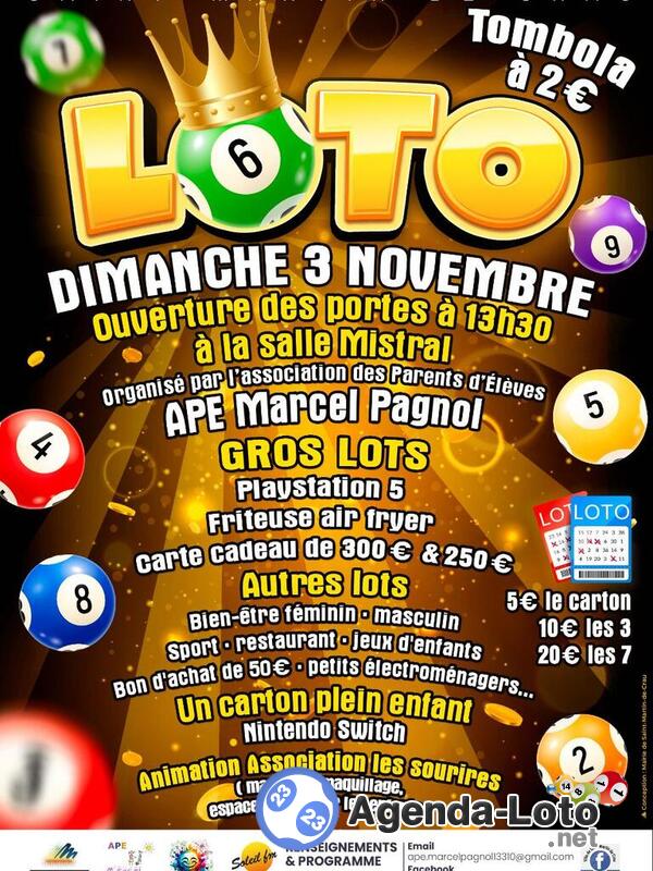 LOTO APE Marcel Pagnol