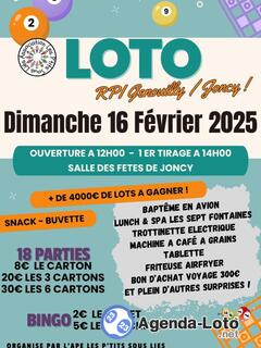 Photo du loto LOTO APE Les P'tits Sous Liés RPI Genouilly Joncy