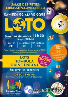 Photo du loto Loto APE Parents'Thèse