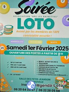 Photo du loto Loto APE les rainettes - Equemauville (14 600)