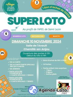 Photo du loto Loto APEL de Saint Lezin