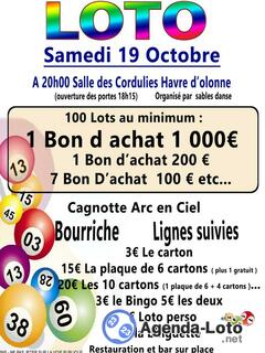 Photo du loto loto Arc En Ciel spécial Bons D'achat