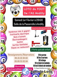 Photo du loto Loto de As football Andilly