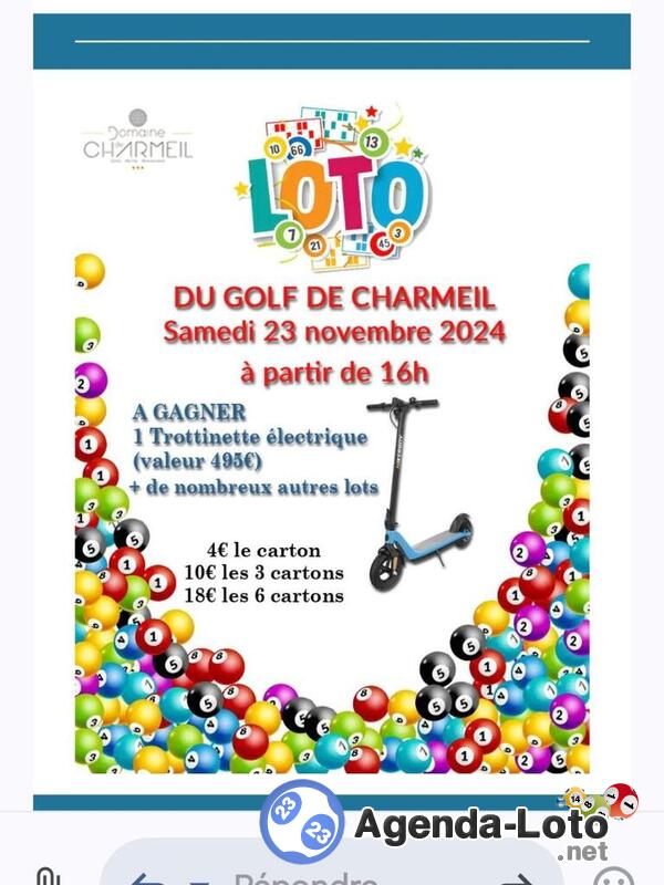 Loto as golf charmeil