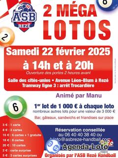 Photo du loto Loto ASB Rezé Handball