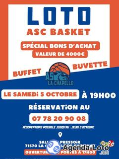 Photo du loto Loto asc basket