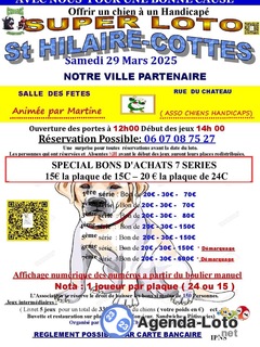 Photo du loto Loto ASSO chiens handicaps de ROBECQ