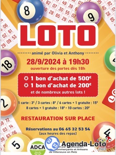 Photo du loto Loto asso des commerçants Villeneuve en Retz