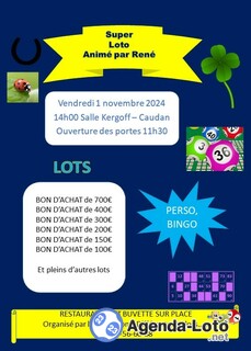 Photo du loto Loto asso 'Différents et Alors...' animé par René