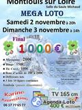 Photo Loto pour assoc spor animé par karine. final 1000. à Montlouis-sur-Loire