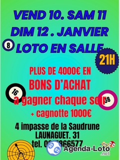 Photo du loto Loto associatif