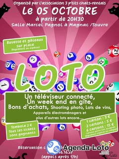 Photo du loto Loto Association 3 P’tits Chats-rentais