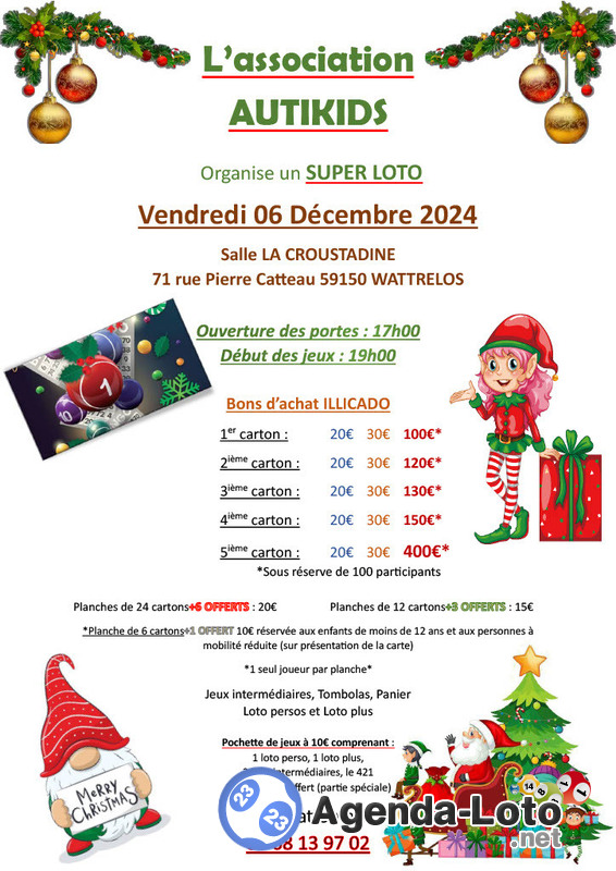 Loto Association AUTIKIDS