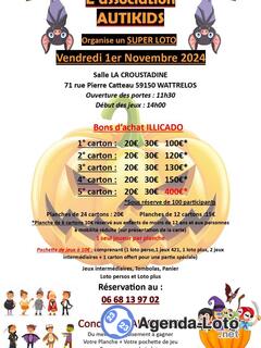 Photo du loto Loto Association Autikids