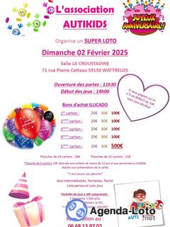 Photo du loto Loto association Autikids